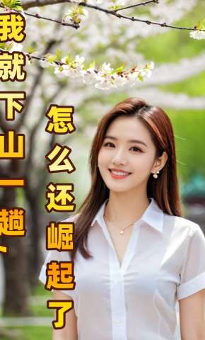 短剧《我就下山一趟，怎么还崛起了》海报
