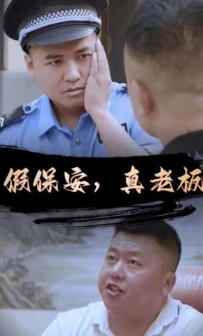 短剧《假保安，真老板》海报