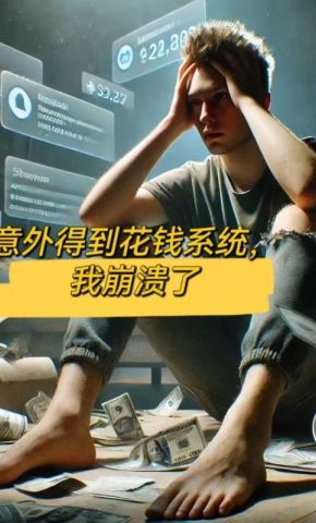 短剧《意外得到花钱系统后，我崩溃了》海报