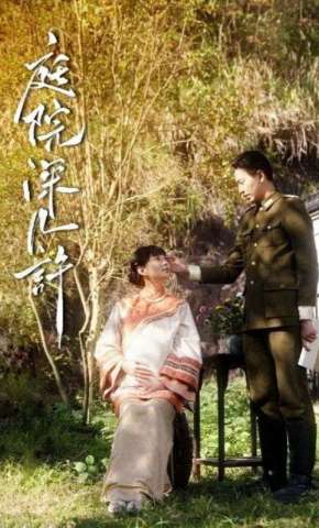 短剧《庭院深几许》海报