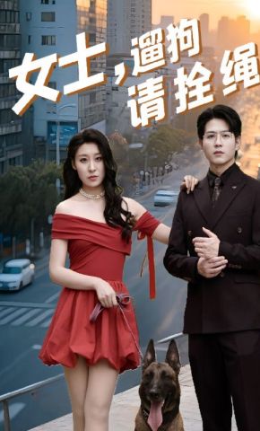 短剧《女士，遛狗请栓绳》海报