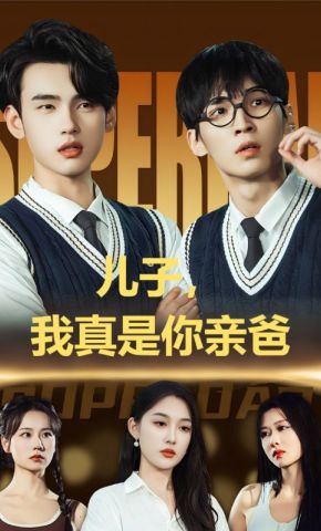 短剧《儿子，我真是你亲爸》海报