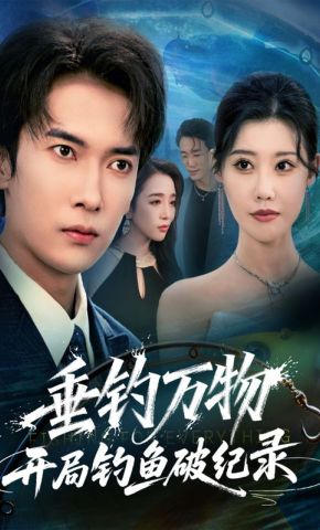 短剧《垂钓万物开局钓鱼破纪录》海报