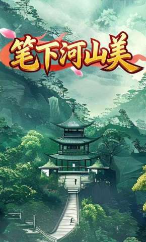短剧《笔下河山美》海报