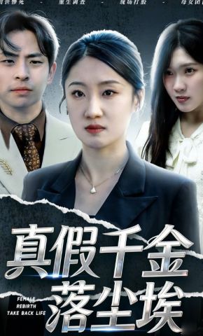 短剧《真假千金落尘埃》海报