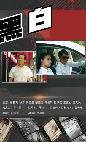 短剧《黑白》海报
