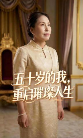 短剧《五十岁的我，重启璀璨人生》海报