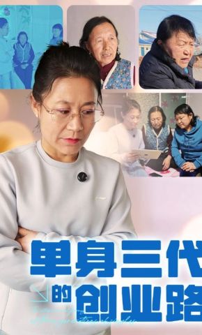 短剧《单身三代的创业路》海报