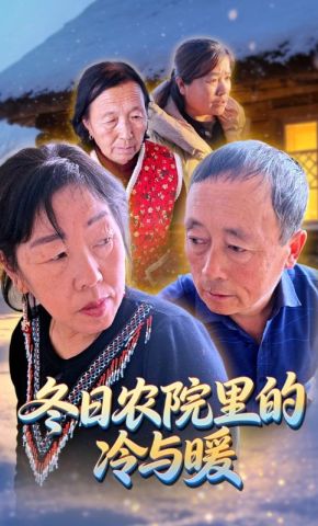 短剧《冬日农院里的冷与暖》海报