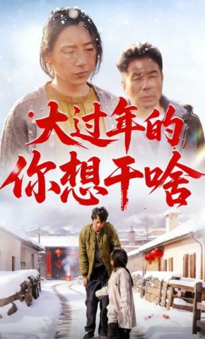 短剧《大过年的，你想干啥》海报