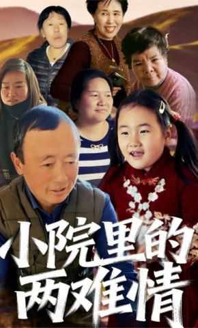 短剧《小院里的两难情》海报