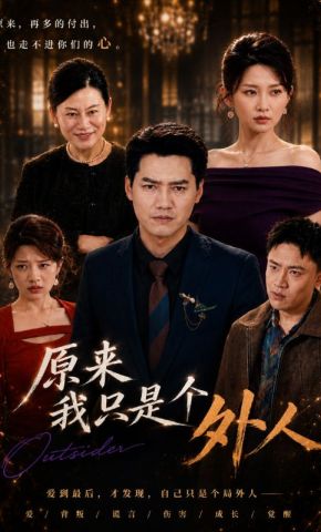 短剧《原来我只是个外人》海报