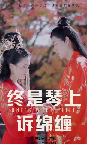 短剧《终是琴上诉绵缠》海报