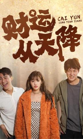 短剧《财富从天降》海报