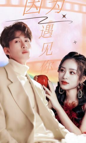 短剧《因为遇见你》海报