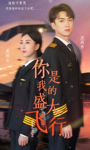 短剧你是我的盛大飞行海报