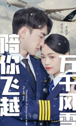 短剧《陪你飞越万千风雪》海报