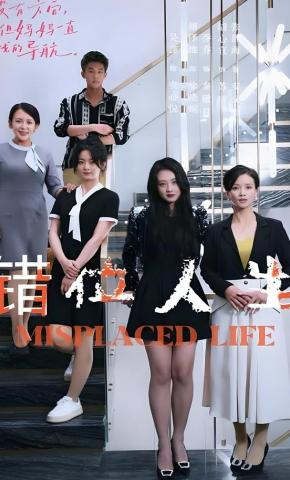 短剧错位人生海报