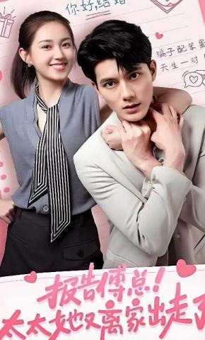 短剧《报告傅总！太太她又离家出走了》海报