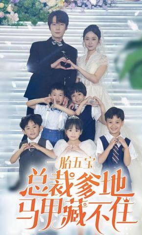 短剧一胎五宝总裁爹地马甲藏不住海报