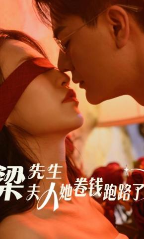 短剧梁先生，夫人卷钱跑路了海报