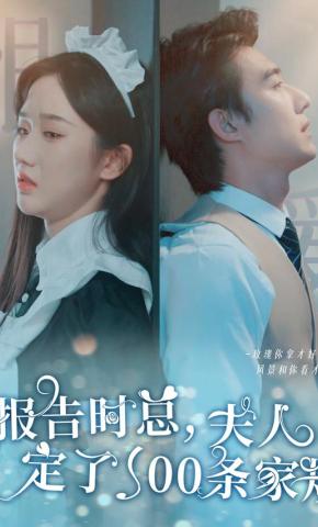 短剧《报告时总，夫人定了一百条家规》海报