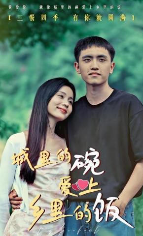 短剧《城里的碗爱上乡里的饭》海报