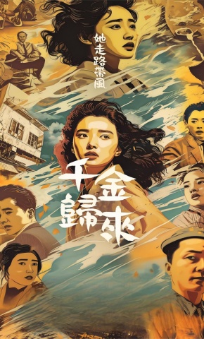 短剧《千金归来她走路带风》海报