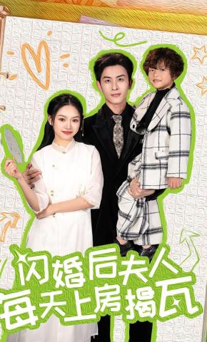 短剧《闪婚后夫人每天上房揭瓦》海报