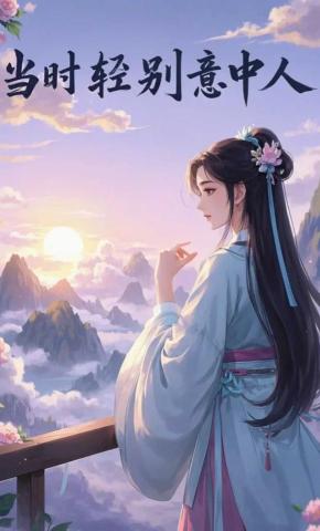 短剧《当时轻别意中人》海报