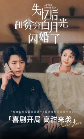 短剧《失忆后和贫穷白月光闪婚了》海报