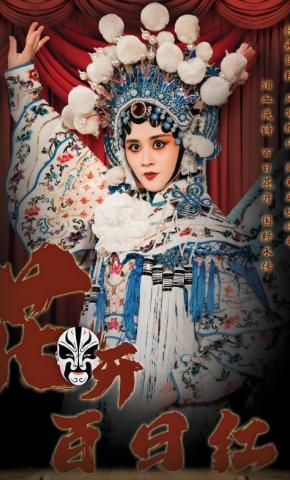 短剧《花开百日红》海报