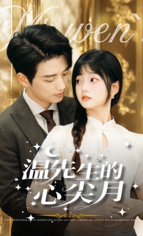 短剧《温先生的心尖月》海报