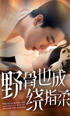 短剧《野骨也成绕指柔》海报