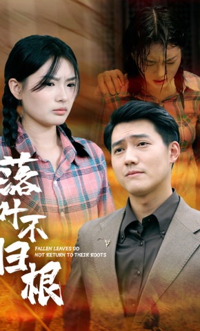 短剧《落叶不归根》海报