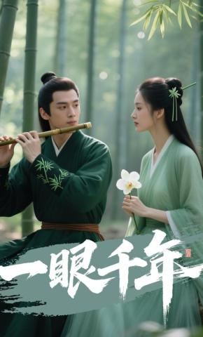 短剧《一眼千年》海报