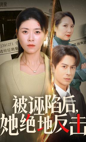 短剧《被诬陷后，她绝地反击》海报