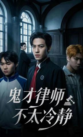 短剧《鬼才律师不太冷静》海报