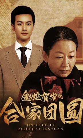 短剧金蛇贺岁之合家团圆海报