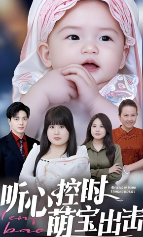 短剧《听心控时，萌宝出击》海报