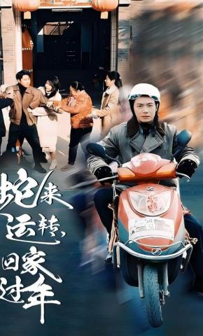 短剧《蛇来运转，回家过年》海报