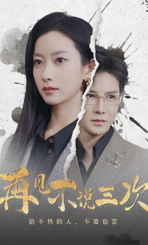 短剧《再见不说三次》海报