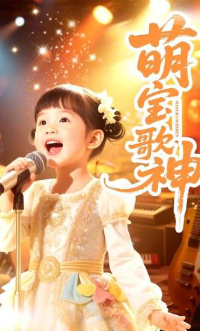 短剧《萌宝歌神》海报