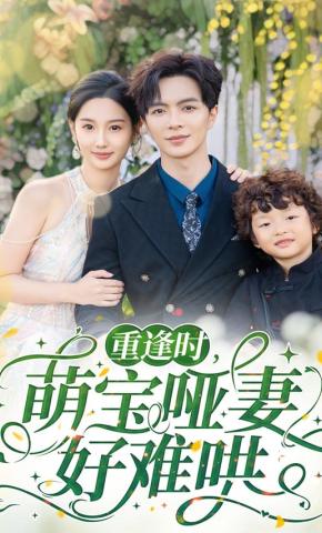 短剧《重逢时，萌宝哑妻好难哄》海报