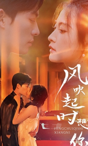 短剧《风吹起时想你》海报