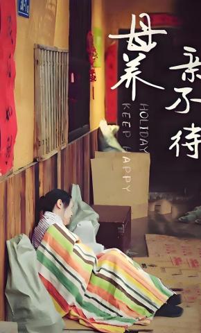 短剧《母养亲不待》海报