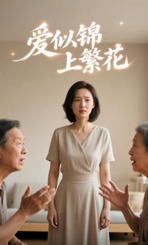 短剧《爱似锦上繁花》海报