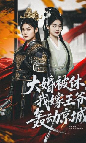 短剧《大婚被休，我嫁王爷轰动京城》海报