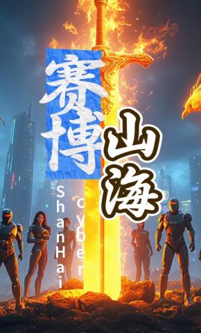 短剧赛博山海海报