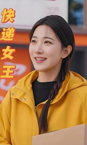 短剧《快递女王》海报